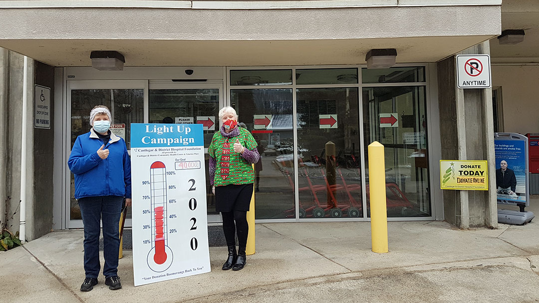 Castlegar Hospital Auxiliary Light-Up 2020 Donation