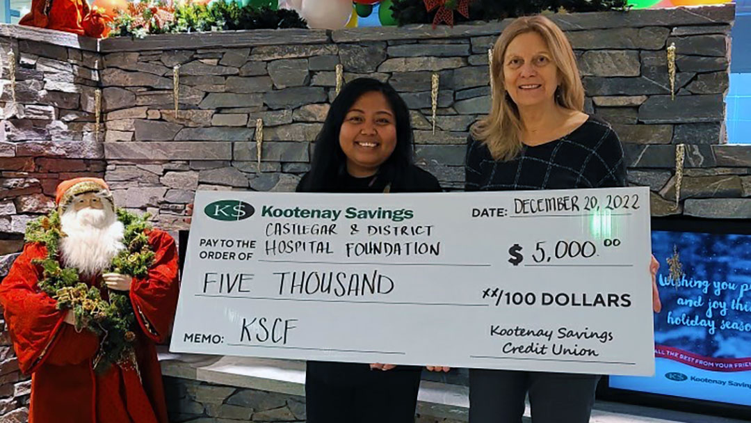 Kootenay Savings Lights Up the Castlegar Health Centre