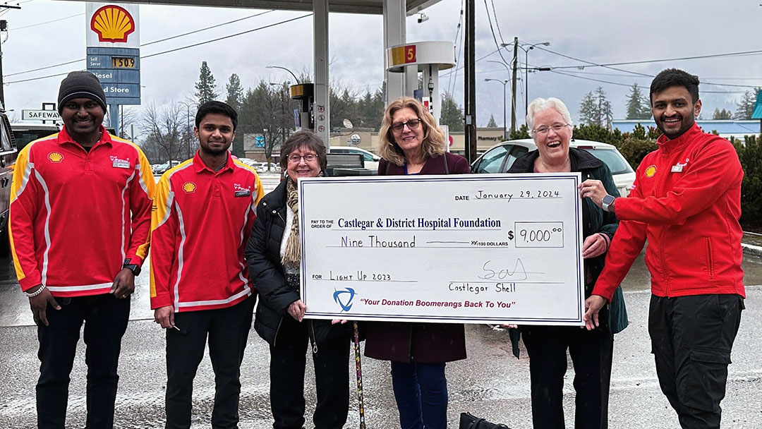 Shell Castlegar 1780 Castlegar Fuel Inc. Supports Foundation