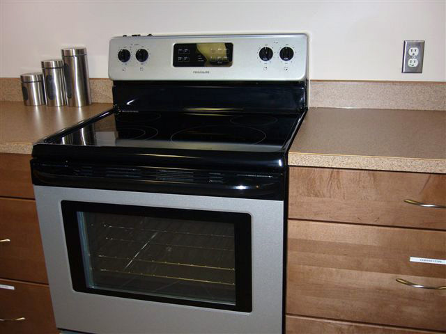 New cooking range and oven.